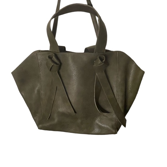 Ciel Winged Tote Bag-Moss - Picture 3 of 5